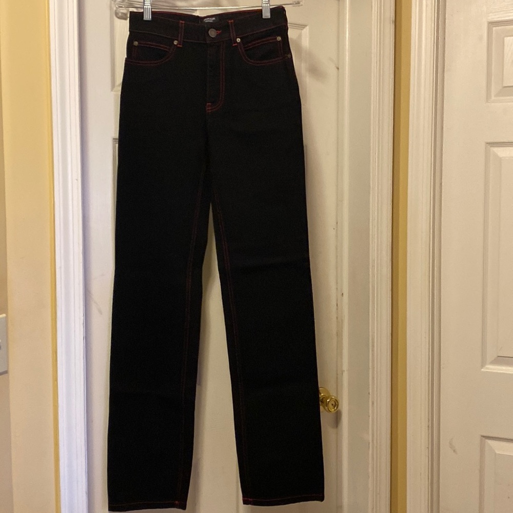 NWT CALVIN KLEIN205W39NYC Andy Warhol black Unisex jeans Classic straight leg